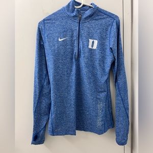 Duke Blue Devils Nike Dri-Fit Pacer quarter zip